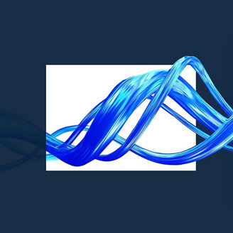 blaue abstrakte Welle