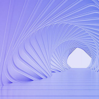 abstract purple tunnel