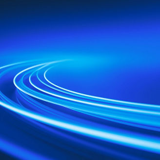 Abstract Futuristic Background with Energy Light Lines Flow