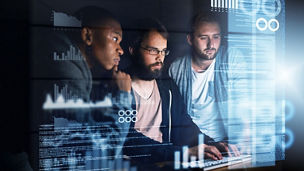 AI data enginerring team working