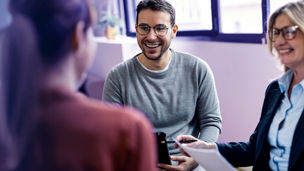 Colleagues in a meeting