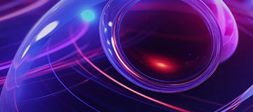 Blue pink and purple neon glow background, wallpaper, laser beam light lines, high speed internet, techonogy backdrop. abstract background.