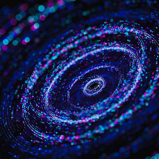 Big data artificial intelligence machine learning neural network flow complex information science innovation technology data analysis visualization cyberspace future. 3d rendering.