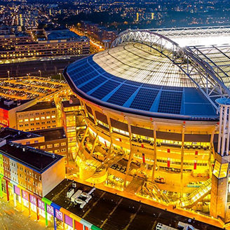 Amsterdam Arena - Top view at night