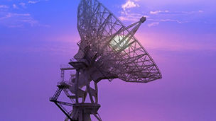 Antenna purple sunset