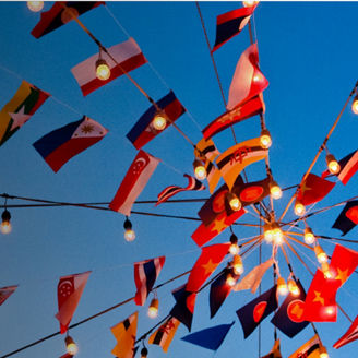 ASEAN flags
