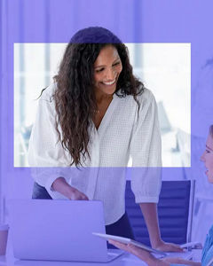 Kolleginnen im Gespräch