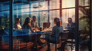 people at a meeting room