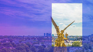 basel goldene statue