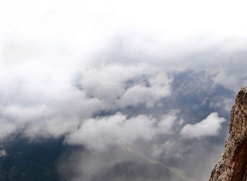 Mountaineer on the rope