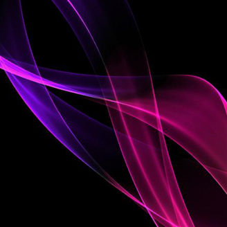 Abstract Black with red and pink flares