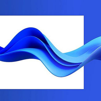 blaue Wellen