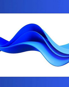 blaue Wellen