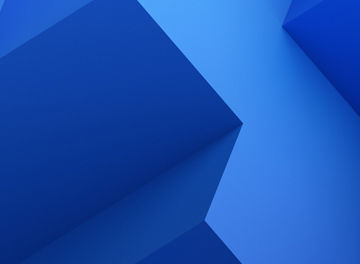 Blue abstract cubes