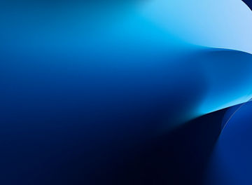 Light blue and dark blue abstract curved geometric shape