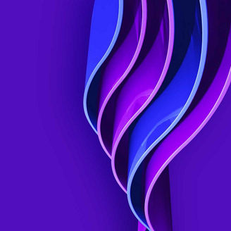 Blue and purple wave abstract
