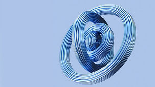 blue-chrome-tangled-circles