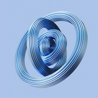 blue-chrome-tangled-circles