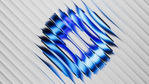 Blue circular abstract