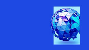 Blue crystal ball