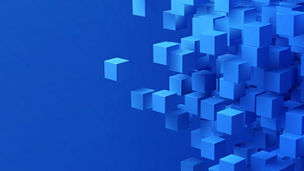 Blue cubes grouping