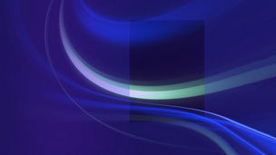 Blue curvy lines banner