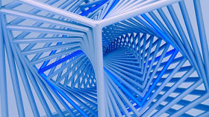 Blue digital abstract lines