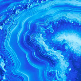 Blue geode