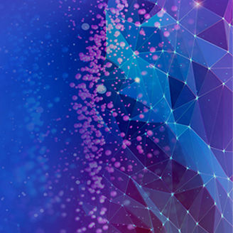 Blue overlay connected dots texture