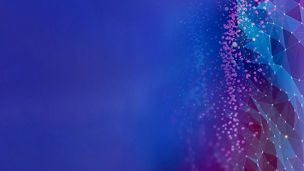 Blue overlay connected dots texture