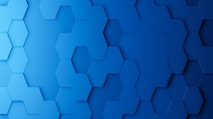 Blue hexagons