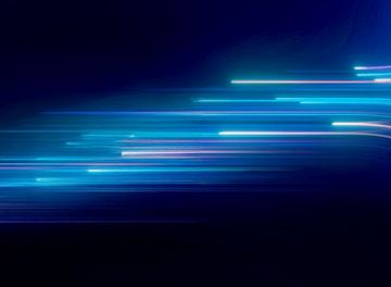 Blue light streaks
