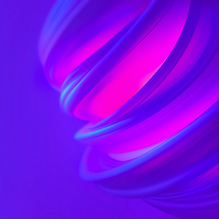 3D pink and purple swirl