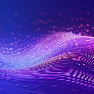 Blue pink digital waves