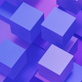 Blue purple box gradient
