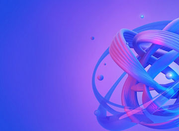 Blue purple circular vortex abstract