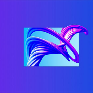 rabisco abstrato azul