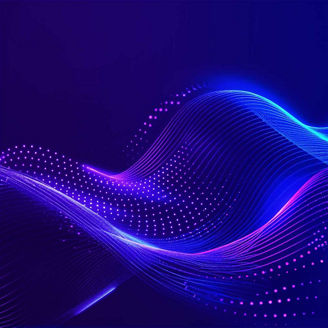 Technology data background glowing particles abstract futuristic and technology digital wave particles glowing background, 3D rendering