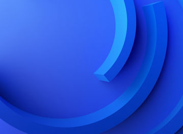 Abstract 3d render, blue background design, modern illustration