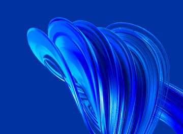 Blue swirl
