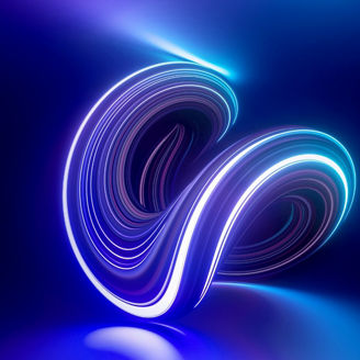 Blue white abstract 