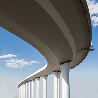 Bridge from lower angle