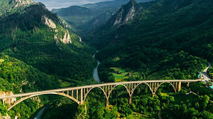 Bridge over valley