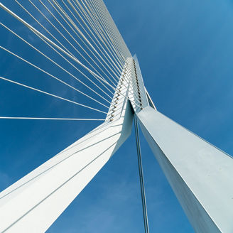 Erasmus bridge in Rotterdam