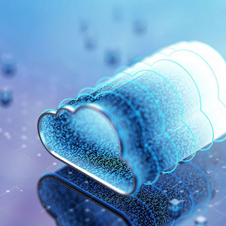 virtuelles Cloud-Symbol 