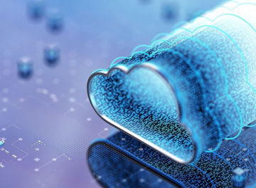 virtuelles Cloud Icon