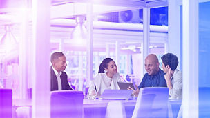 Business meeting in modern office