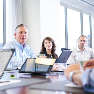 Blue shadows onver black background