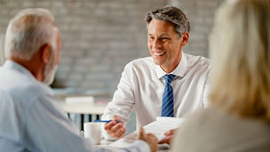 businessman talking
