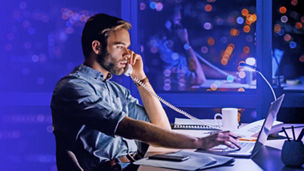 Businessman working